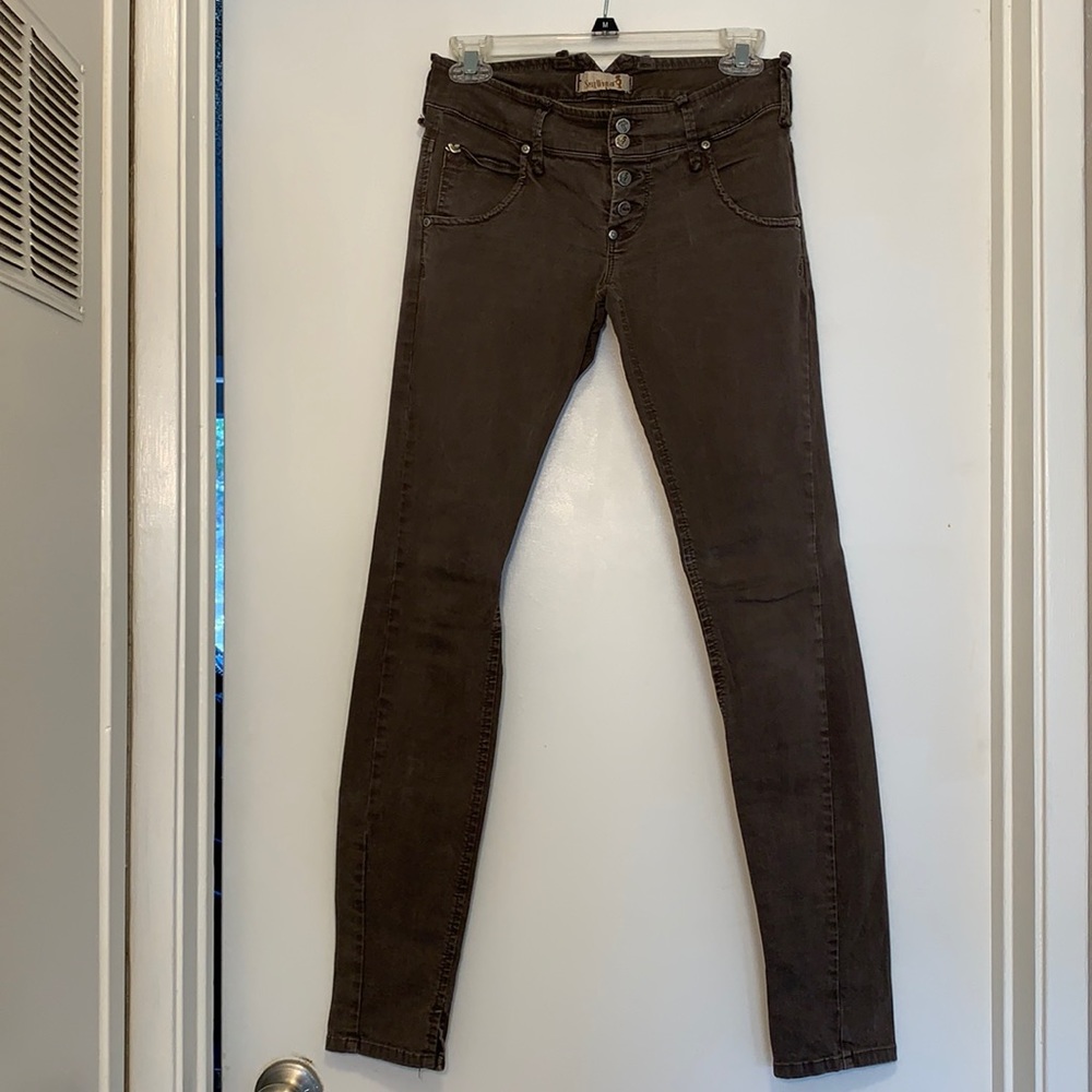Brown jeggings